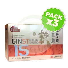 Pack 3x Ginst15 Tea 100 Sobres Il Hwa