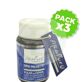 Pack 3x Saw Palmetto 30 Cápsulas Estado Puro