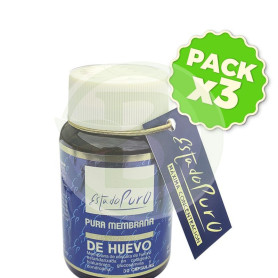 Pack 3x Pura Membrana de Huevo 30 Cápsulas Estado Puro