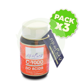 Pack 3x C-1000 No Ácida 100 Comprimidos Estado Puro