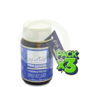 Pack 3x Maxi Enzimas 40 Cáspulas Estado Puro