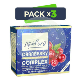 Pack 3x Cranberry Complex 30 Cápsulas Estado Puro