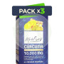 Pack 3x Cúrcuma 10.000Mg 40 Cápsulas Vegetales Estado Puro