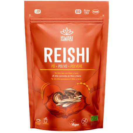 Setas Reishi en Polvo Bio 100G Iswari