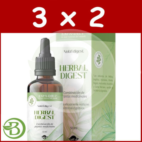 Pack 3x2 Herbal Digest 50Ml Espadiet