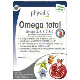Omega Total 30 Cápsulas Physalis