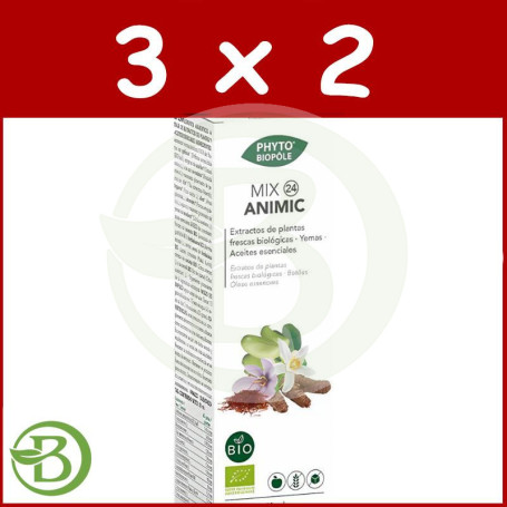 Pack 3x2 Phyto-Biopole Mix 24 Animic Bio 50Ml Intersa