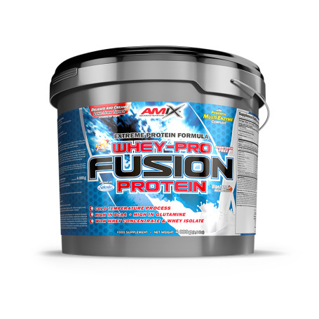 Whey-Pro Fusion 4 Kg Moca-Chocolate-Café Amix