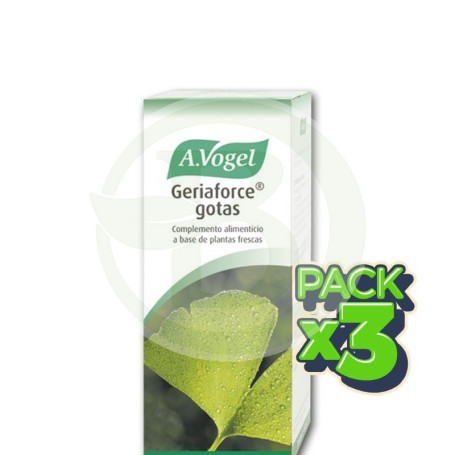 Pack 3x Ginkgoforce 100Ml. A. Voguel (Bioforce)