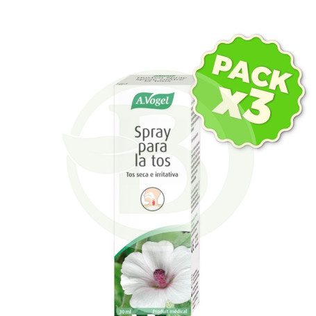 Pack 3x Spray Para La Tos 30Ml. Vogel