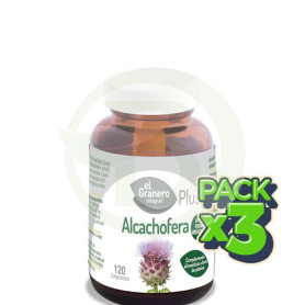 Pack 3x Alcachofera 120 Comprimidos El Granero
