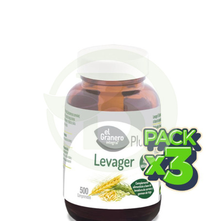 Pack 3x Levager 500 Comprimidos El Granero