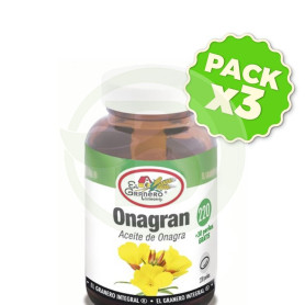 Pack 3x Onagran (Aceite de Onagra) 220+30 Perlas El Granero