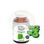 Pack 3x Vitagran D3 (Vitamina D) 100 Cápsulas El Granero