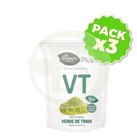 Pack 3x Verde de Trigo BIO 200Gr. El Granero