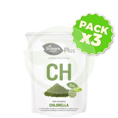 Pack 3x Chlorella Bio 200Gr. El Granero