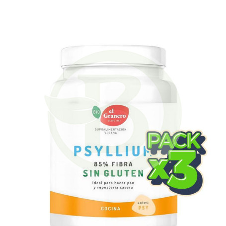Pack 3x Psyllium Bio 400Gr. El Granero