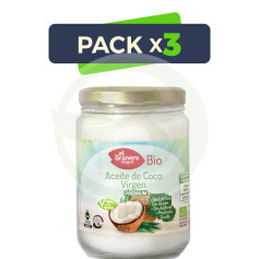 Pack 3x Aceite De Coco Virgen Extra Bio 1Lt. Granero