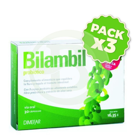 Pack 3x Bilambil 30 Cápsulas Dimefar