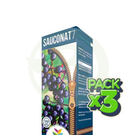 Pack 3x Sauconat 7 Jarabe 250Ml Conatal