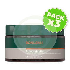 Pack 3x Polvo Alcalino 120Gr. Bonusan