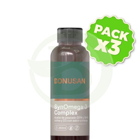 Pack 3x Synomega-3 250Ml. Bonusan