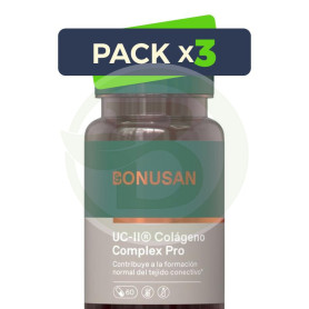 Pack 3x UC-II Plus 60 Cápsulas Bonusan