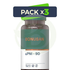 Pack 3x Cpni - 9D 60 Cápsulas Bonusan