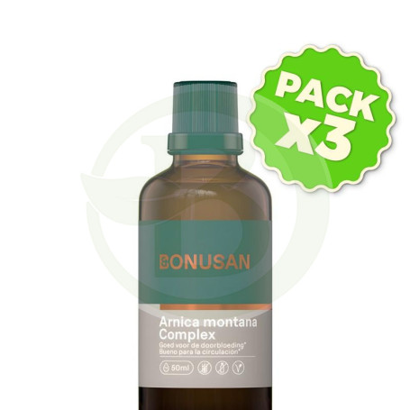 Pack 3x Arnica Montana Complex 50Ml Bonusan