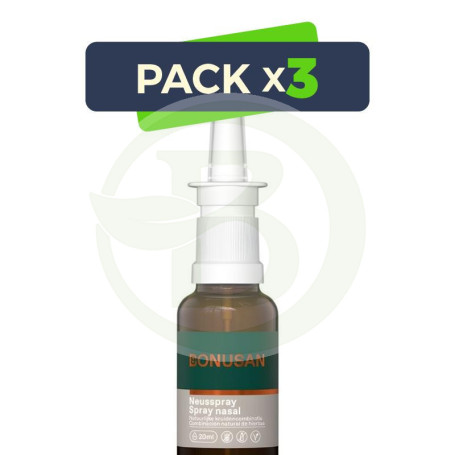 Pack 3x Spray Nasal 20Ml Bonusan