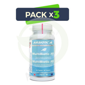 Pack 3x Multibiotic 90 Tabletas Airbiotic