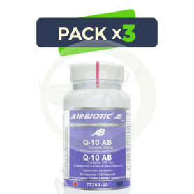 Pack 3x Q-10 AB Complex 300Mg. 30 Cápsulas Airbiotic