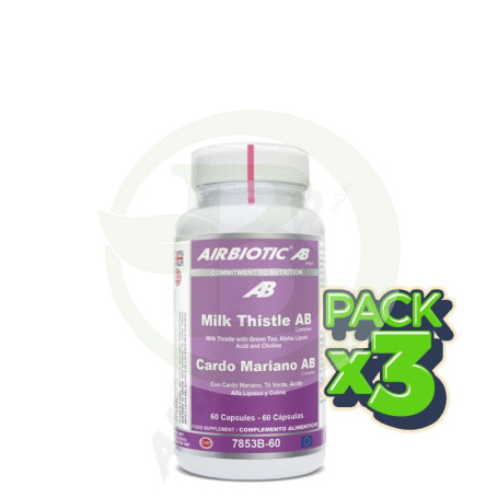Pack 3x Cardo Mariano Complex 60 Cápsulas Airbiotic