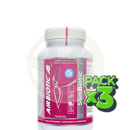 Pack 3x Slimbiotic Complex 60 Cápsulas Airbiotic