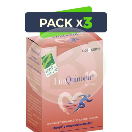 Pack 3x Fitoquinona 10 60 Cápsulas 100% Natural