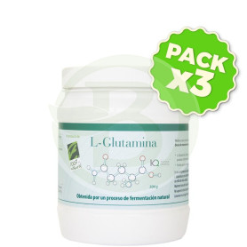 Pack 3x L-Glutamina 504Gr. 100% Natural