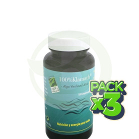 Pack 3x Alga Klamath 180 Comprimidos 100% Natural
