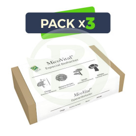 Pack 3x Micovital Especial Biohacker 4 Frascos De 50 Ml 100% Natural