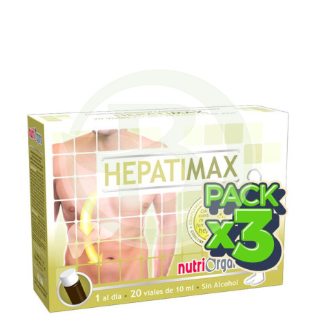 Pack 3x Hepatimax 20 Viales Tongil