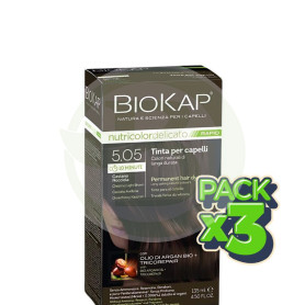 Pack 3x Rapid Delicato 5.05 Castaño Avellana 135Ml Biokap