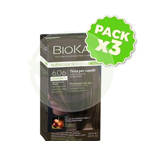 Pack 3x Rapid Delicato 6.06 Rubio Oscuro Habana 135Ml Biokap