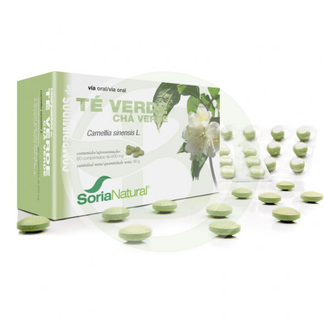 Té Verde 60 Comprimidos Soria Natural