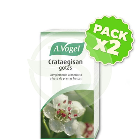 Pack 2x Crataegisan Gotas Vogel 100Ml.