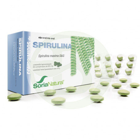 Spirulina 60 Comprimidos Soria Natural