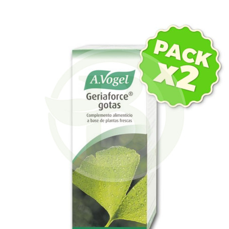 Pack 2x Ginkgoforce 100Ml. A. Voguel (Bioforce)