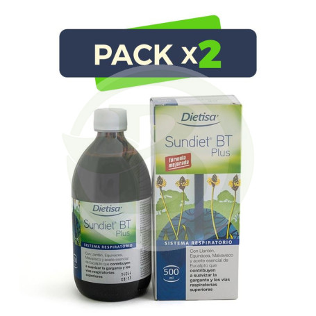Pack 2x Sundiet BT Plus 250Ml. Dietisa