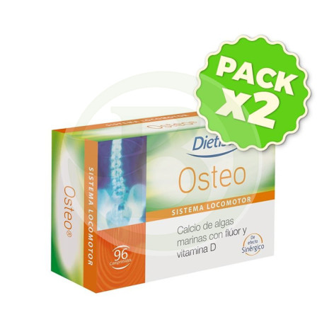 Pack 2x Osteo 96 Comprimidos Dietisa