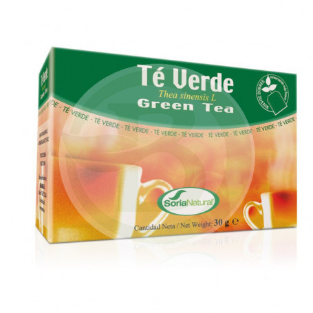 Infusiones de Té Verde 20 Filtros Soria Natural