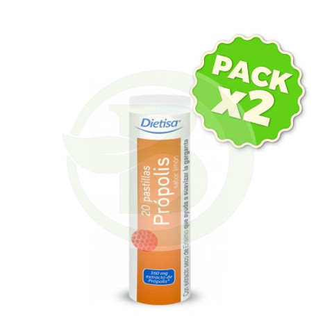 Pack 2x Própolis 20 Pastillas Dietisa