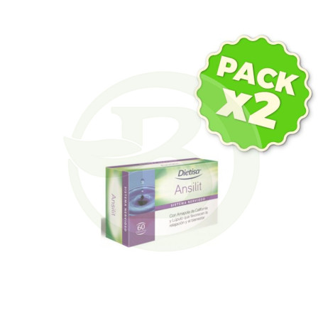Pack 2x Ansilit 60 Capsulas Dietisa Nueva Formula